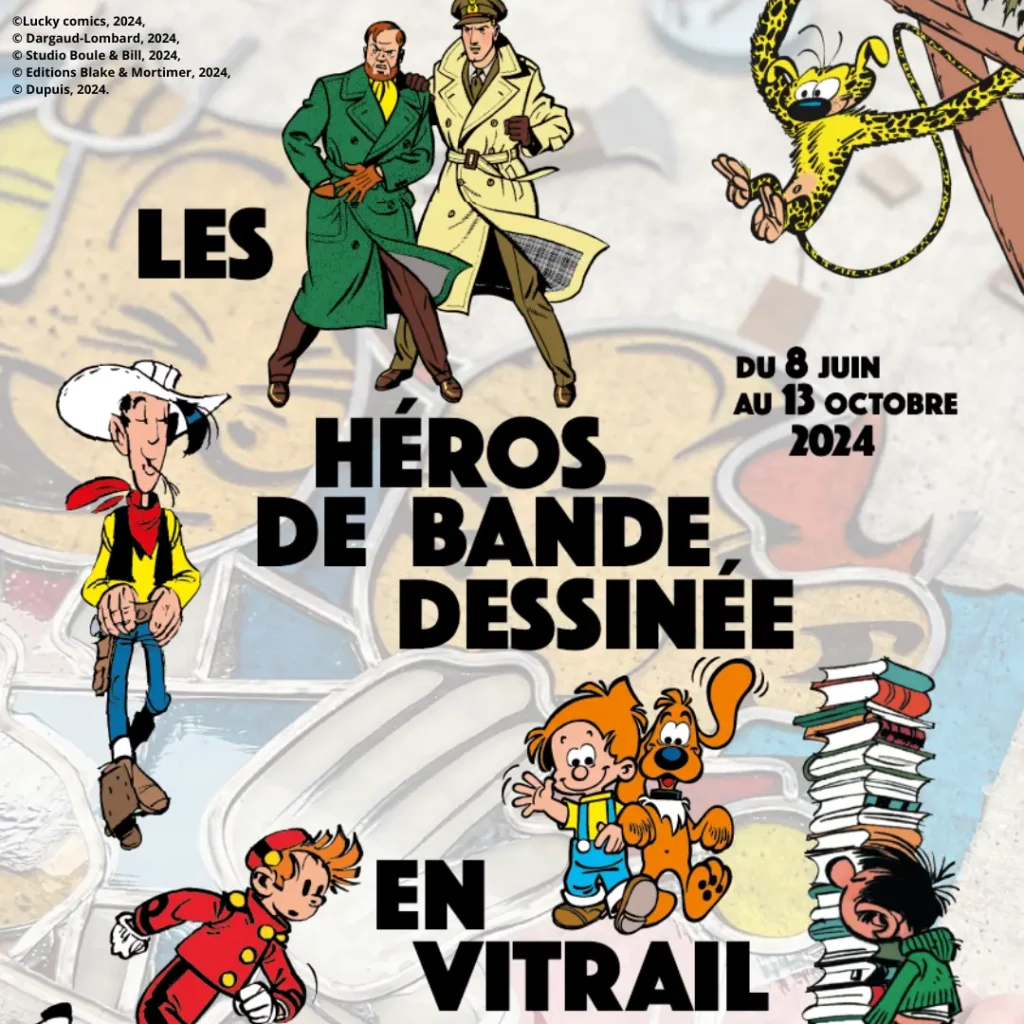 Bande dessinée expo vitrail affiche